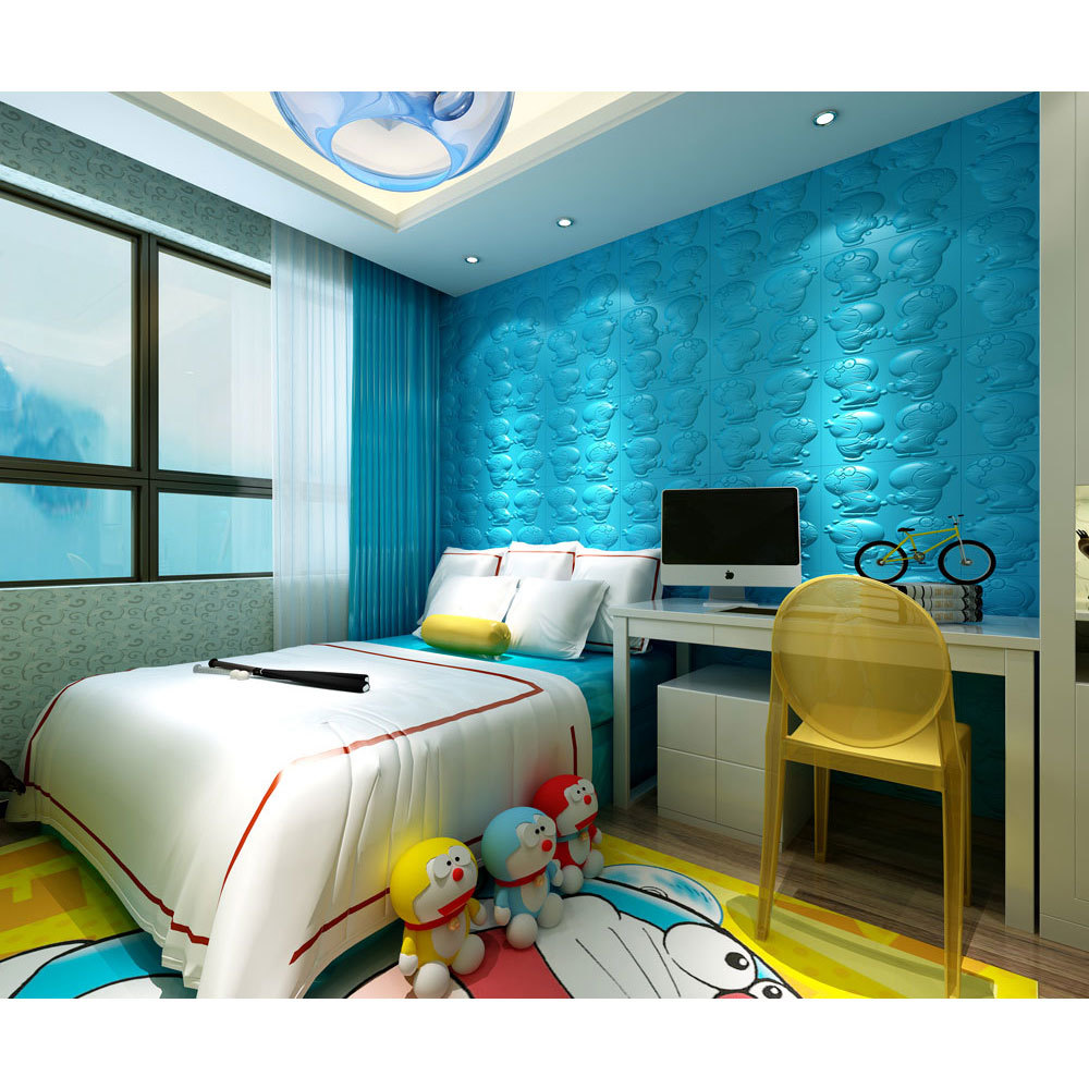 Embossed Leather Wall Panel Application: Residential Building