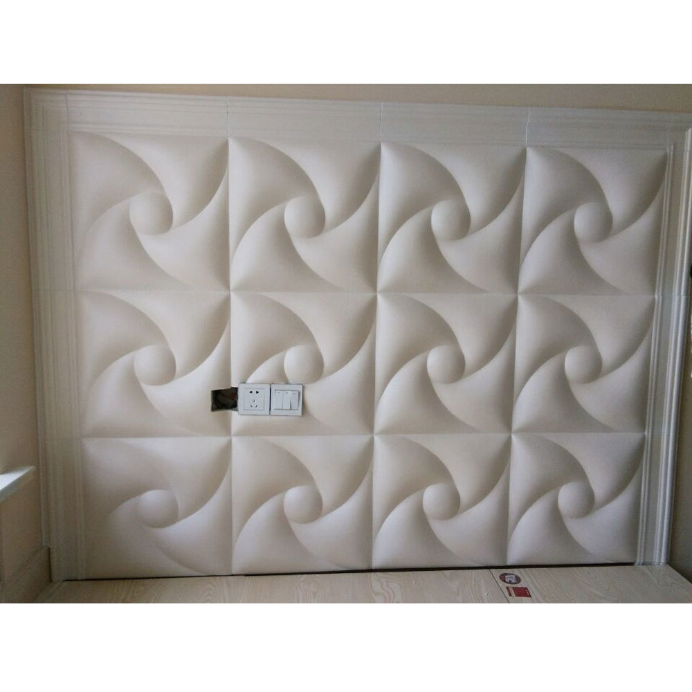 Total 17 Colors 3d Pvc Leather Wall Panel