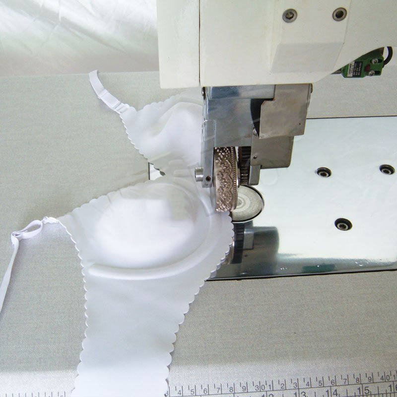 White Ultrasonic Bra Seamless Underwear Making Machine