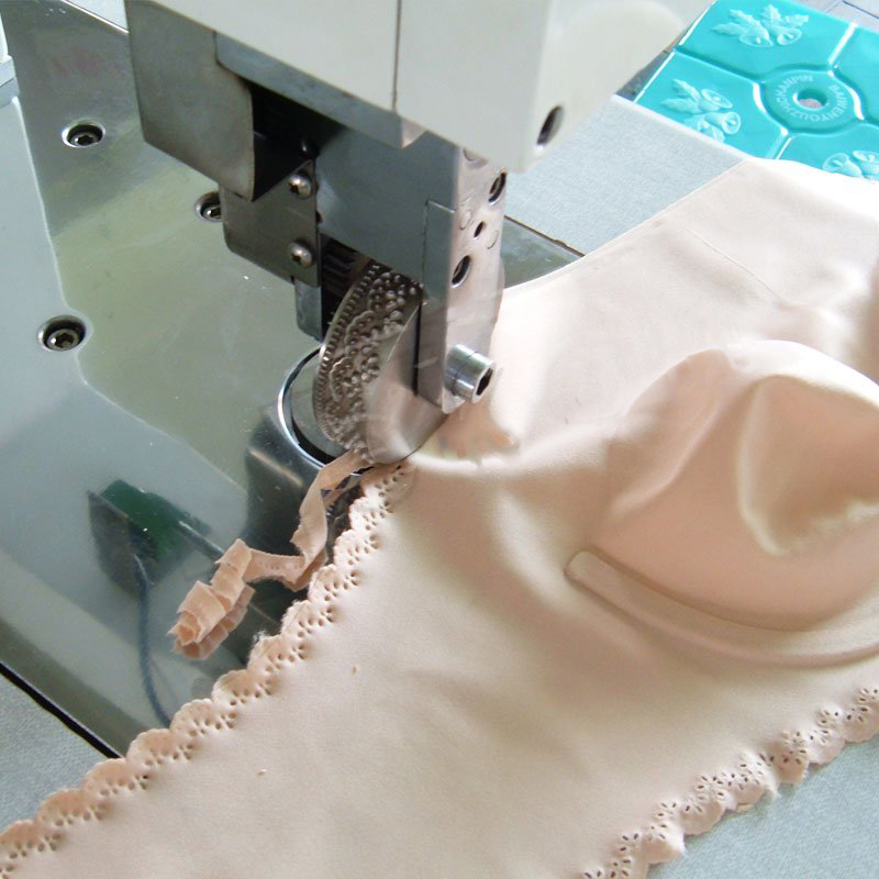 White Ultrasonic Bra Seamless Underwear Making Machine