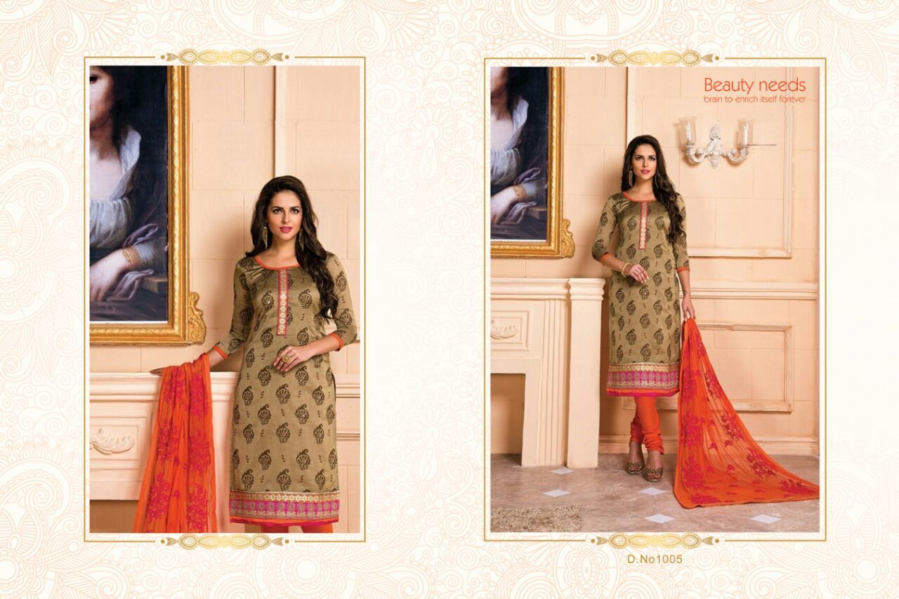 Chanderi Salwar Suit