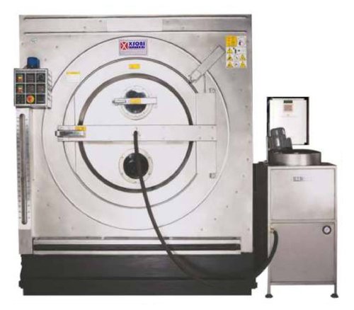 Apparel Processing Machine with Resin Spray