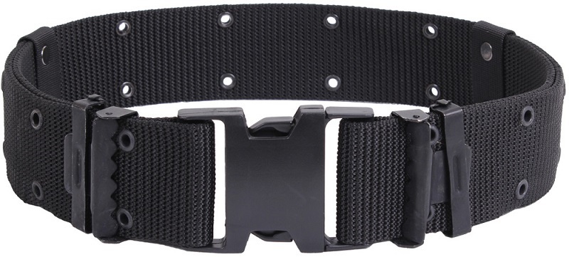 Military Army Belt - Pp & Nylon, 47 Inch Length & 57 Mm Width | Available In Black, Olive Green & Khaki, Used By Military Personnel