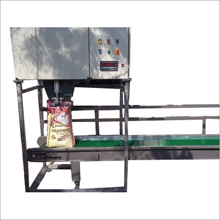 Grain Packing Machine - Mild Steel, Semi-Automatic Electric Drive | Highly Efficient with Frequency Speed Control