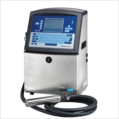 Inkjet Batch Coding Machine - ABS and Mild Steel | 220V Automatic Printing, LCD User Interface, 5 Maximum Lines, Up to 12,000 Hours Maintenance Interval