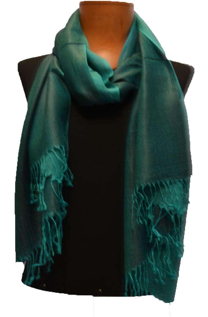 Poly Silk Reversible Stole - 100% Polyester, 80x200 Cms | Unisex, Random Colors, Customizable Design