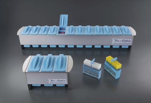 White & Blue Automated Slide Staining Machine