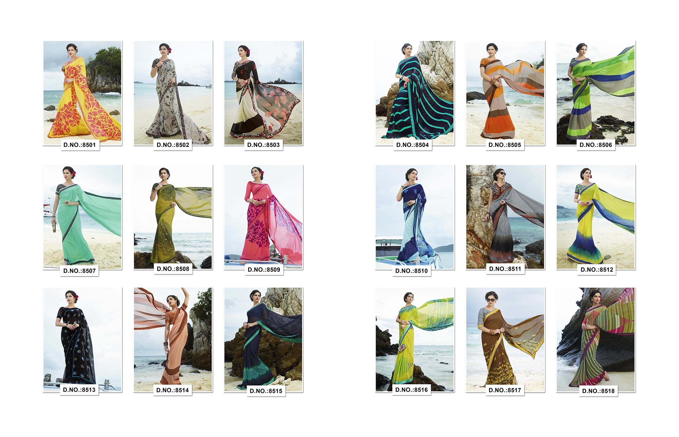Designer Printed Saree - Bamberg Georgette & Art Banglori Silk Blouse, Multicolor, Bollywood Style For All Seasons