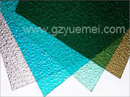 पॉलीकार्बोनेट डायमंड उभरे हुए ठोस शीट