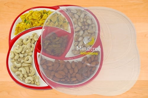 कस्टमाइज्ड ड्राई फ्रूट सर्विंग ट्रे