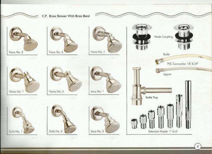 Brass Pipco Shower Range