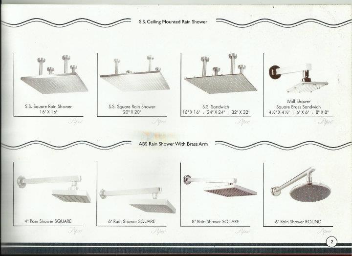 Brass Pipco Shower Range