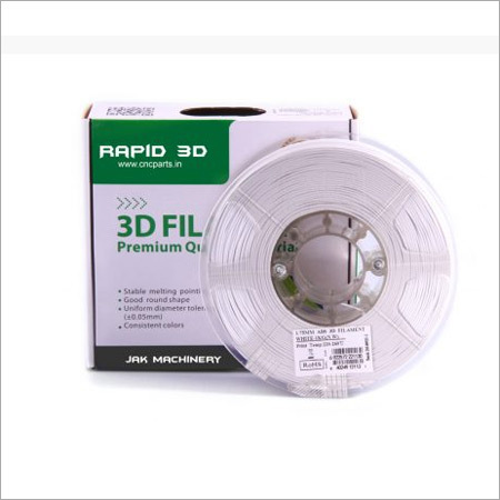 3D प्रिंटर फिलामेंट एबीएस प्लस सफेद 1.75 मिमी 1 किग्रा