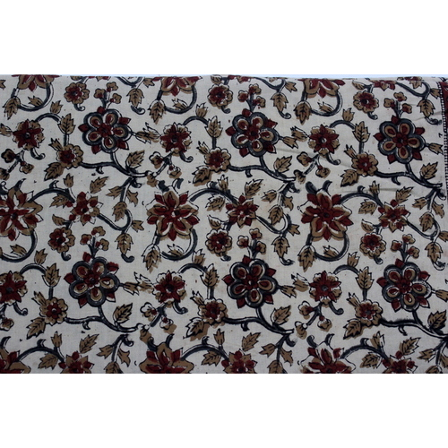 हस्तनिर्मित ब्लॉक मुद्रित सूती कपड़ा