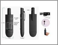 5 घंटे की रिकॉर्डिंग स्पाई पेन कैमर (HD)