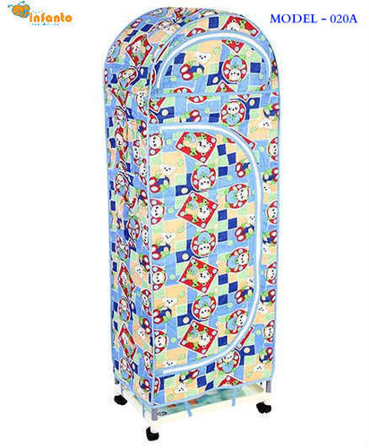 लाइट ब्लू राउंड शेप चिल्ड्रेन टॉय बॉक्स जंबो