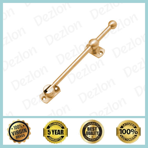 Brass Rod Latch - Brass Material, Golden Color | 5-Year Warranty, Corrosion Resistant, Easy to Install, Low Maintenance, High Durability