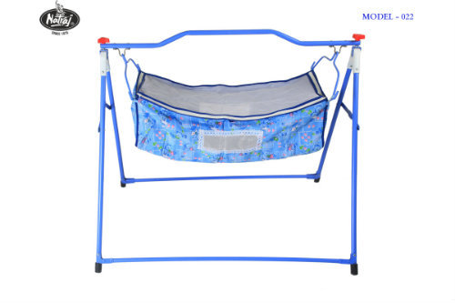 लाइट ब्लू घोडिया ट्रेडिशनल क्रैडल स्विंग