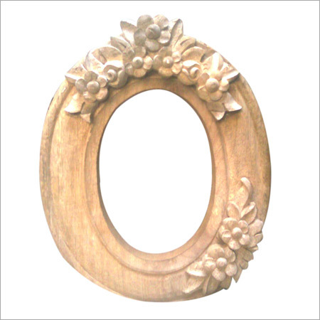 नक्काशीदार लकड़ी का दर्पण फ्रेम