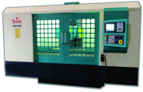 Automatic Surface Grinding Machine - Aluminum & Galvanized Steel, Green Color | AC Motor, Manual Power Source, Low Rigidity