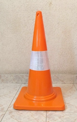 Orange And White Traffic Cone