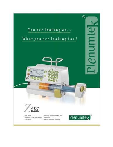 Syringe Micro Infusion System - Integrated Pump 5-1000 ml/hr | Touch Screen, Alarm Activation, User-Editable Drug Library, Vertical/Horizontal Mounting
