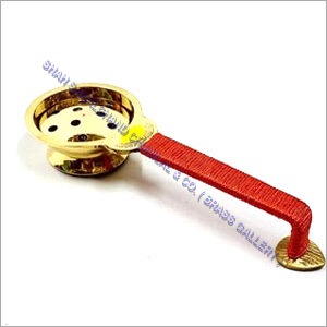 पॉलिशिंग ब्रास रेड हैंडल धूपराथ