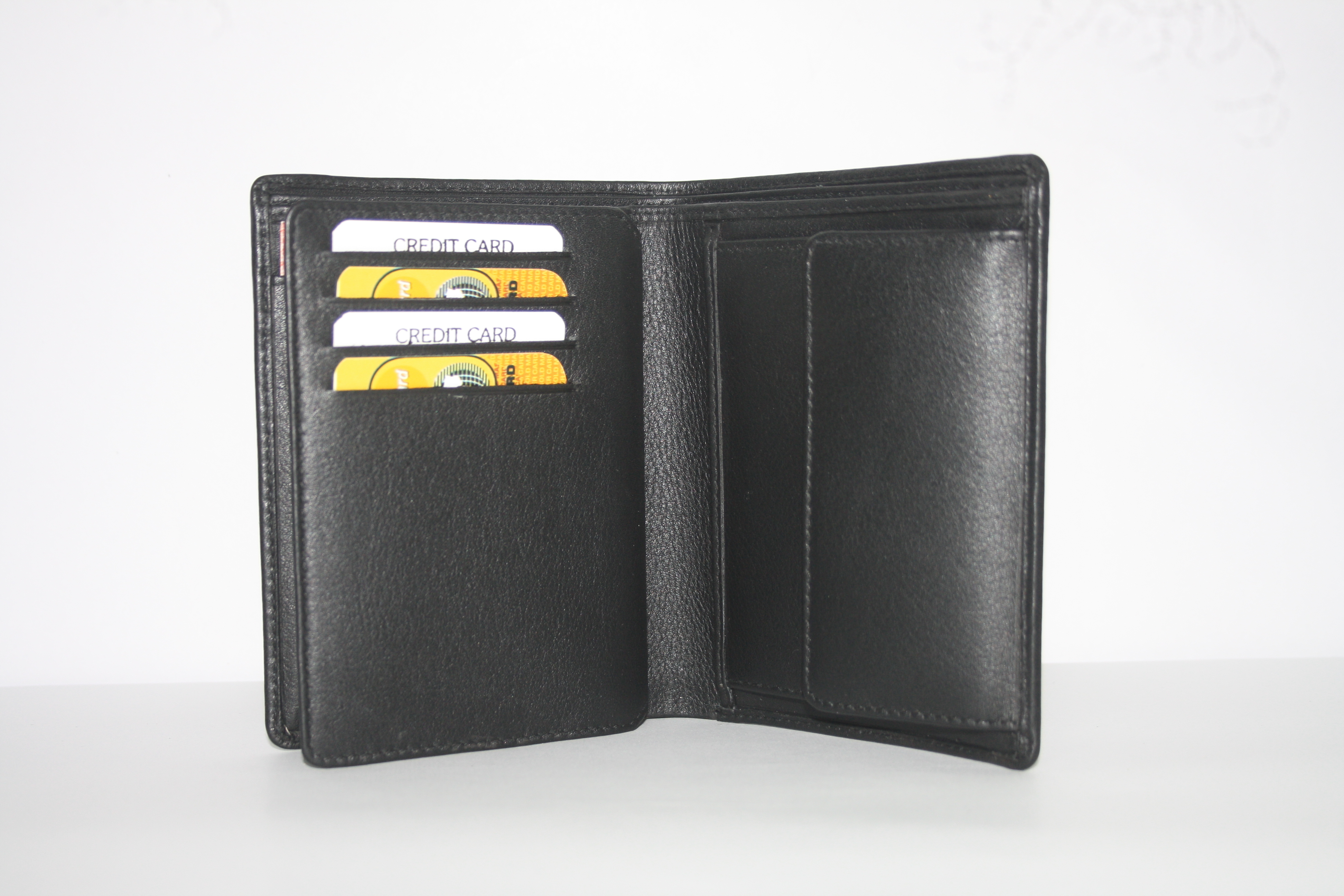 Black Mens Leather Wallet