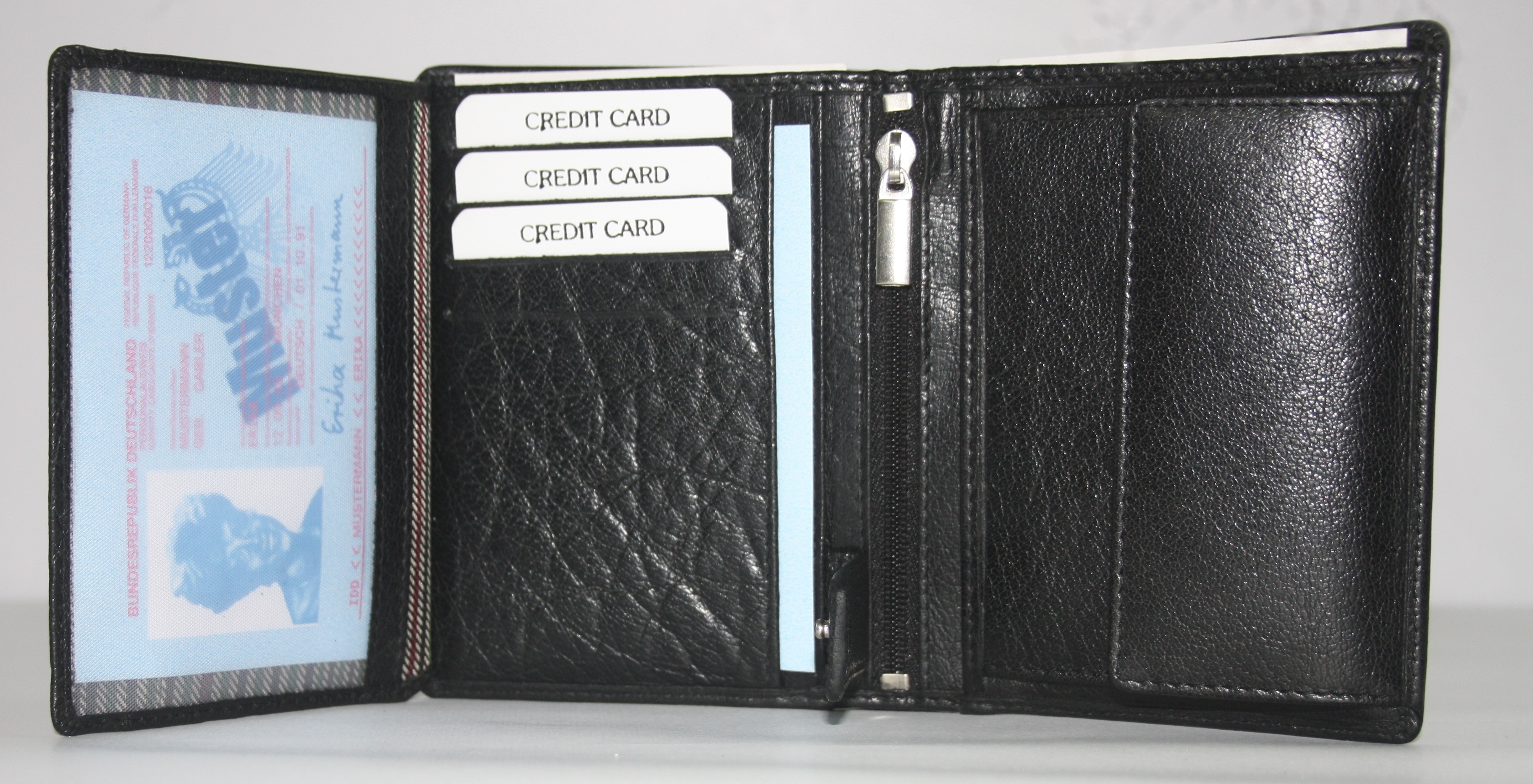 Black Leather Purse