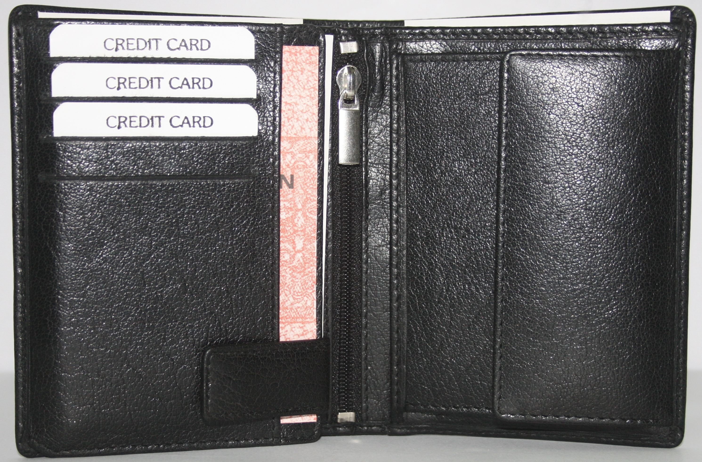 Black Leather Purse