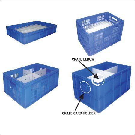 Blue Fabrcation Crates