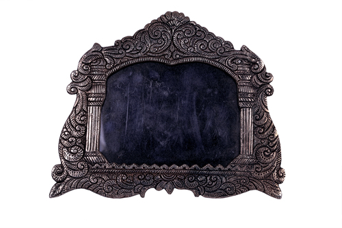 काला धातु का फोटो फ्रेम