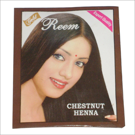 रीम हेयर कलर (चेस्टनट हिना)