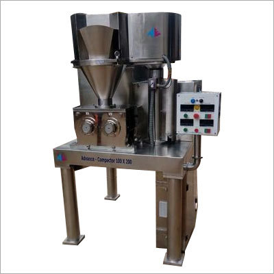 Roll Compactor - Stainless Steel, 1100 Kilograms Weight | Semi-Automatic Control, Hydraulic Operation, Enhanced Efficiency, Leak-Proof Guiding