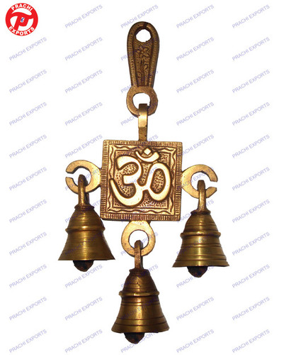 Golden Belt W/ Bell Om Design Hanging