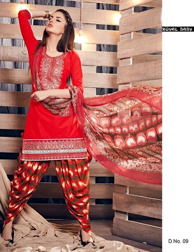 Multi Fancy Patiala Suit