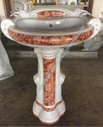 कोई भी रंग डिजाइनर बिग स्टर्लिंग वॉश बेसिन