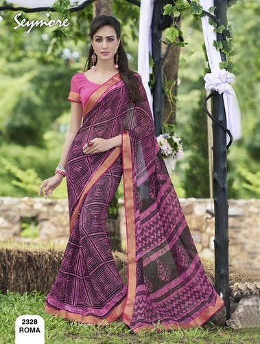 Pink Daily Wear Saree