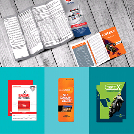 वारंटिंग कार्ड प्रिंटिंग सेवा