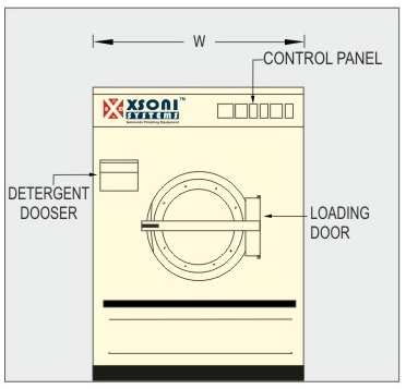 Industrial Washing Machine (Front Loading)