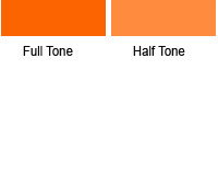 पीगमेंट्स नारंगी