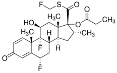 फ्लुटिकासोन प्रोपियोनेट C25h31f3o5s