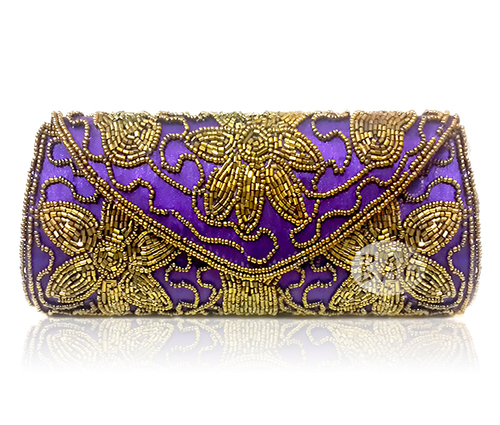 Clutch Bags - Satin Material, 9.5x4.5 Inch Size | Assorted Colors, Customized Design Options