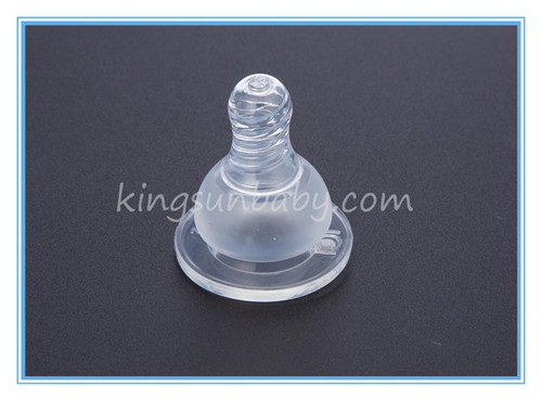 नियमित गर्दन सिलिकॉन बेबी फीडिंग बॉटल निप्पल्स