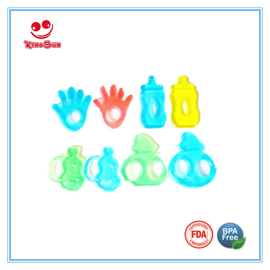 Double Color Or Customized Water Filled Teether