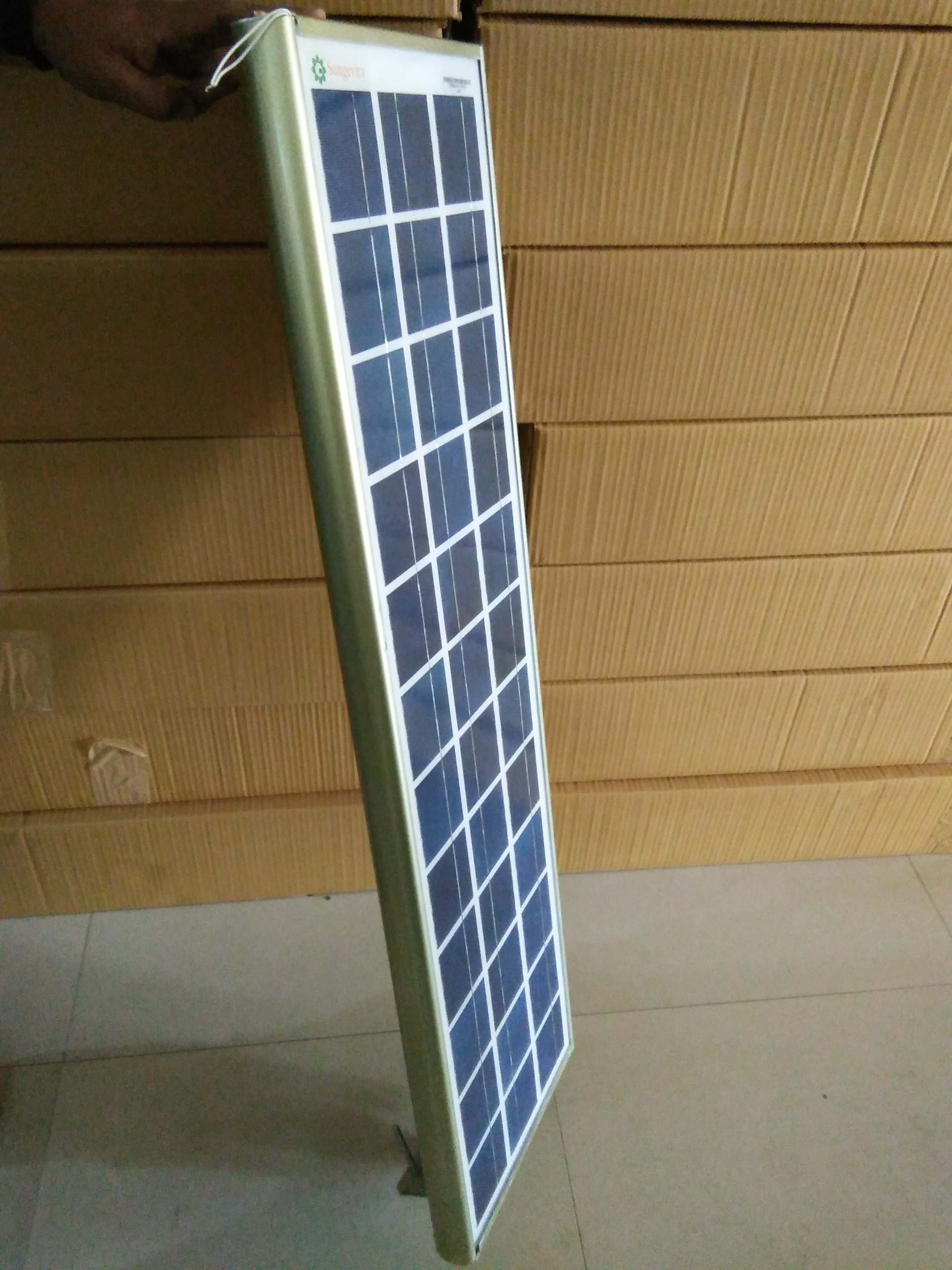 Integrated Solar Street Light - Aluminum, 1500mm, Gray | Bright Light, Easy Install, Energy Efficient, Ip65, 1000-3000 Lumens
