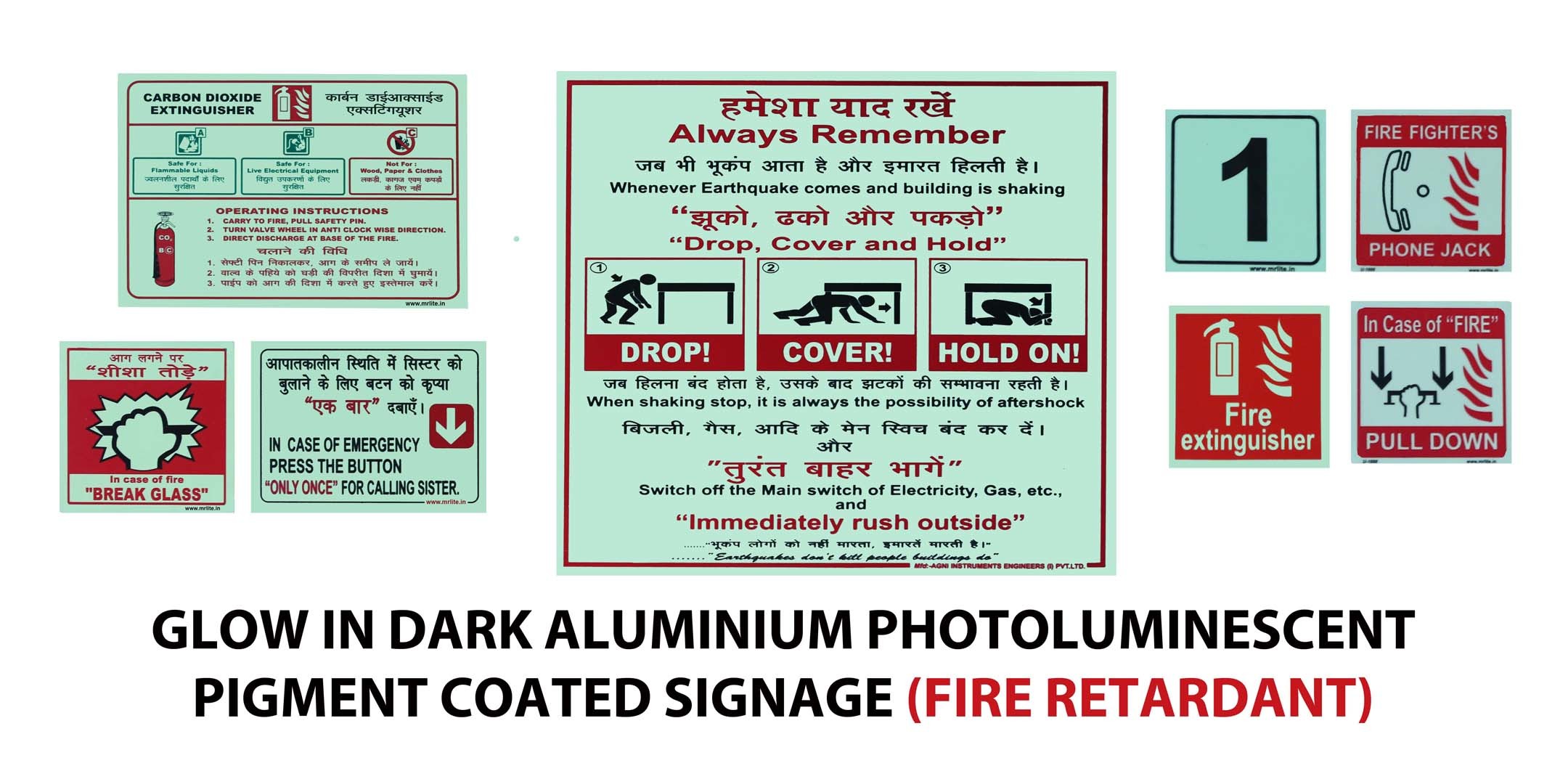 Glow In Drak Signages
