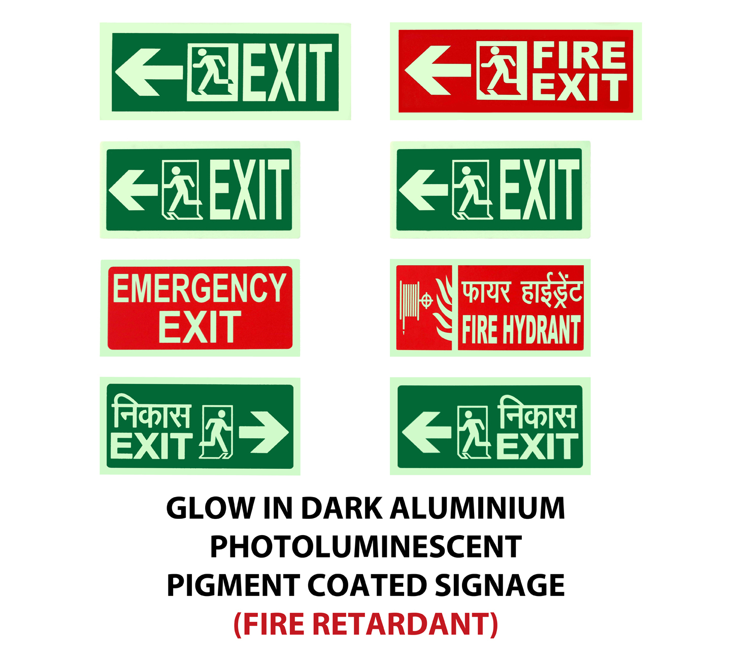 Glow In Drak Signages
