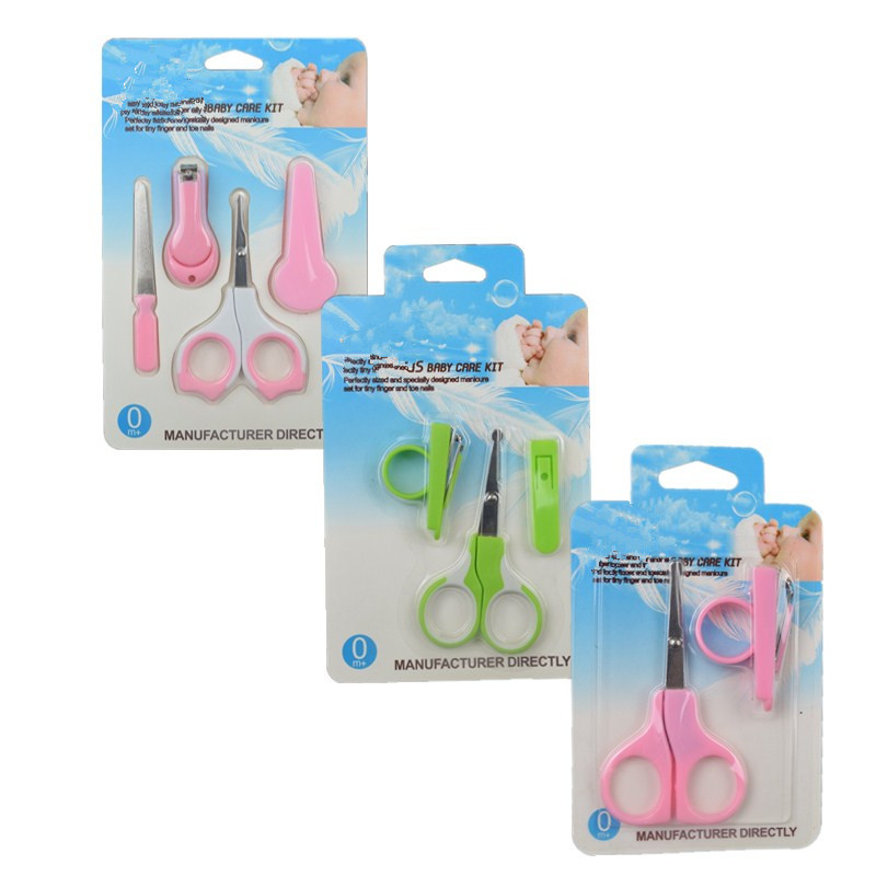 Stainless Steel &Pp Best Newborn Double Color Nail Scissors With Cover