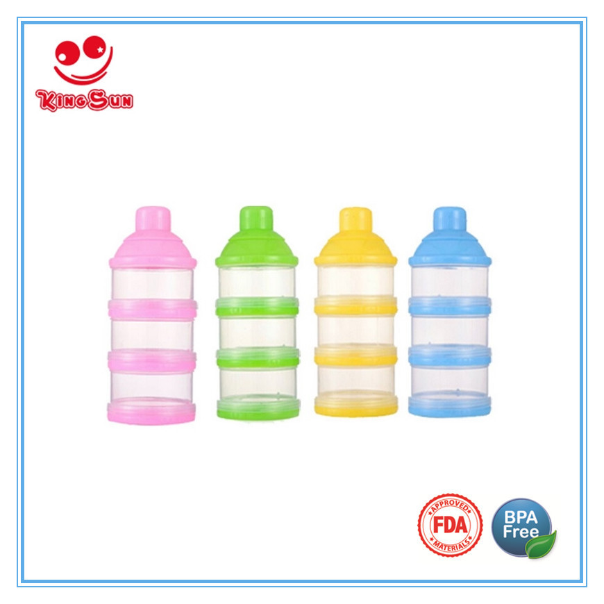 3 Layers Baby Milk Powder Dispenser - Food Grade Ppo, Transparent Design | Multi-functional, Eco-friendly, Bpa Free, Customizable Colors